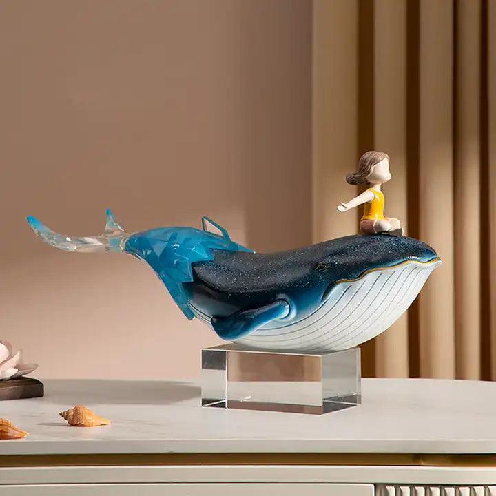 Scandi Whale Decor