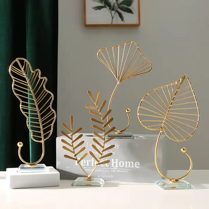 Leaf Motif Desktop Decor