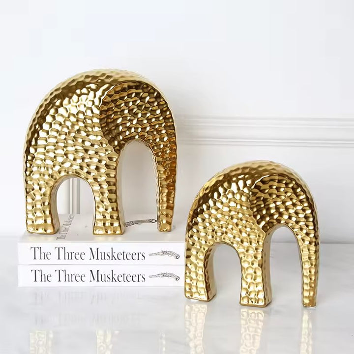 Stylish Gold Elephant Ornament