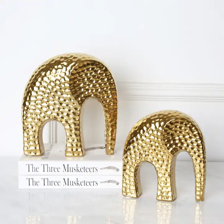 Stylish Gold Elephant Ornament