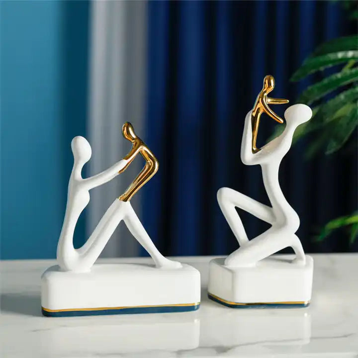 Modern Minimalist Human Figure Decor Set
