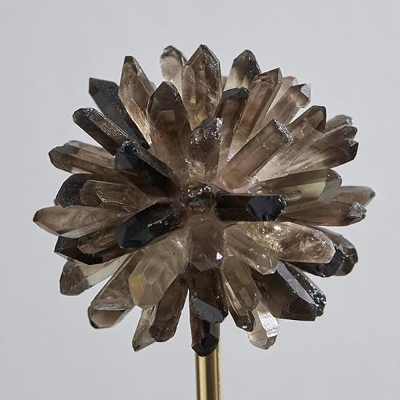 Crystal Ornament with Golden Base